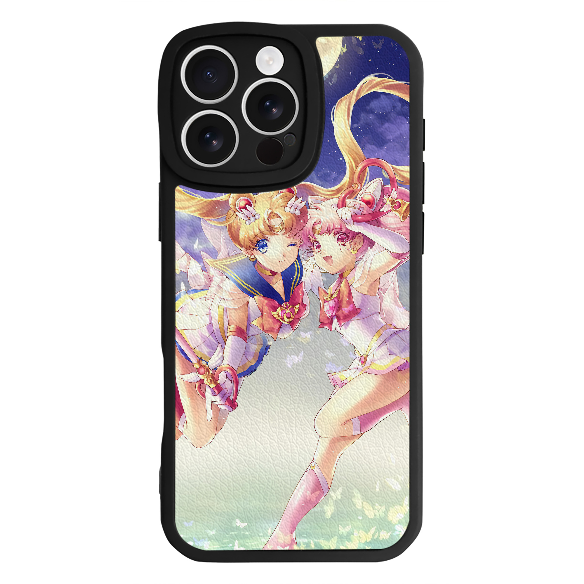 （画像用） 美少女戦士セーラームーン Sailor Moon 【iPhone 16シリーズ対応】シリコンスマホケース（レザー調） 材質：シリコン